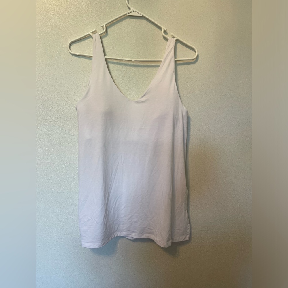White Athleta Tank